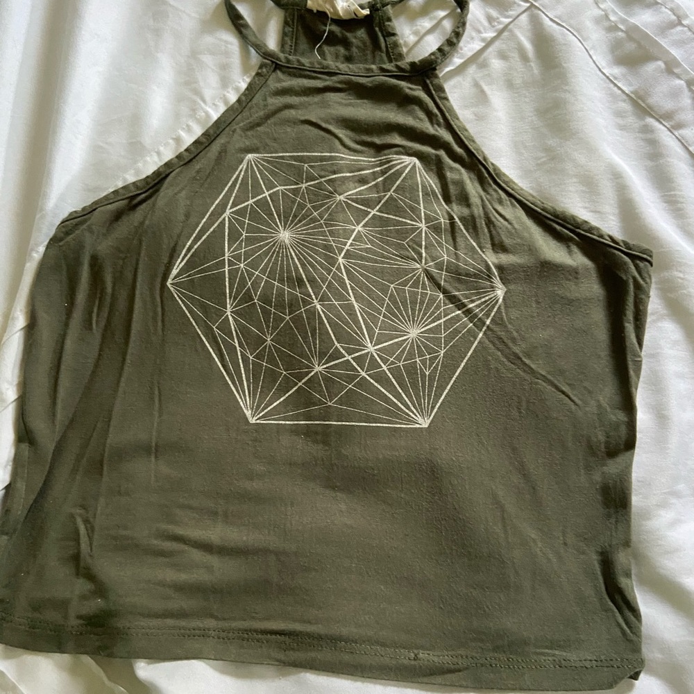 La Hearts Halter Crop Top